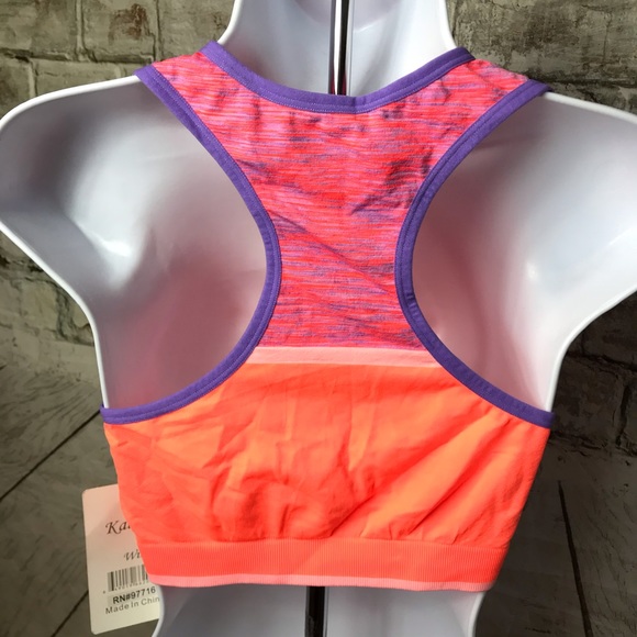 NEW Kali & Wins Pullon Sports Bra Seamless Sz M/L - Picture 2 of 5